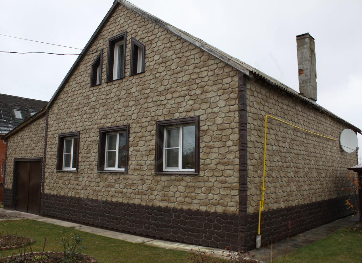 Как отделать дом под камень?