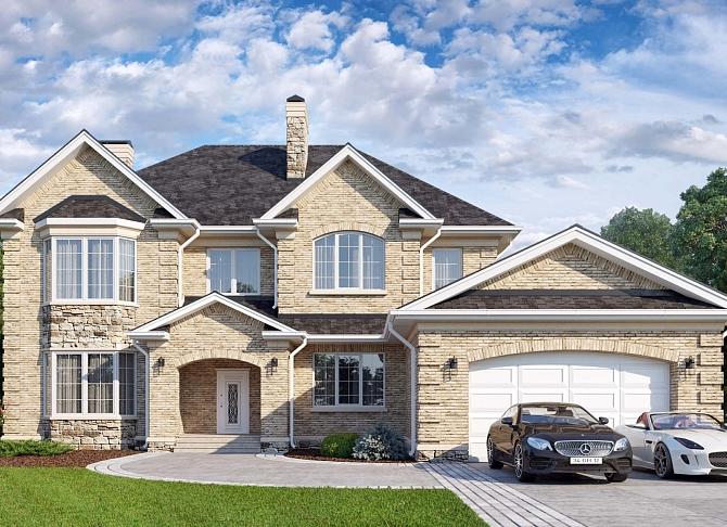 Проекты американских домов и коттеджей