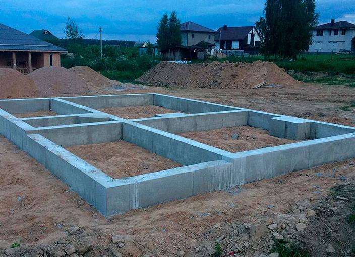 Устройство ленточного фундамента своими руками