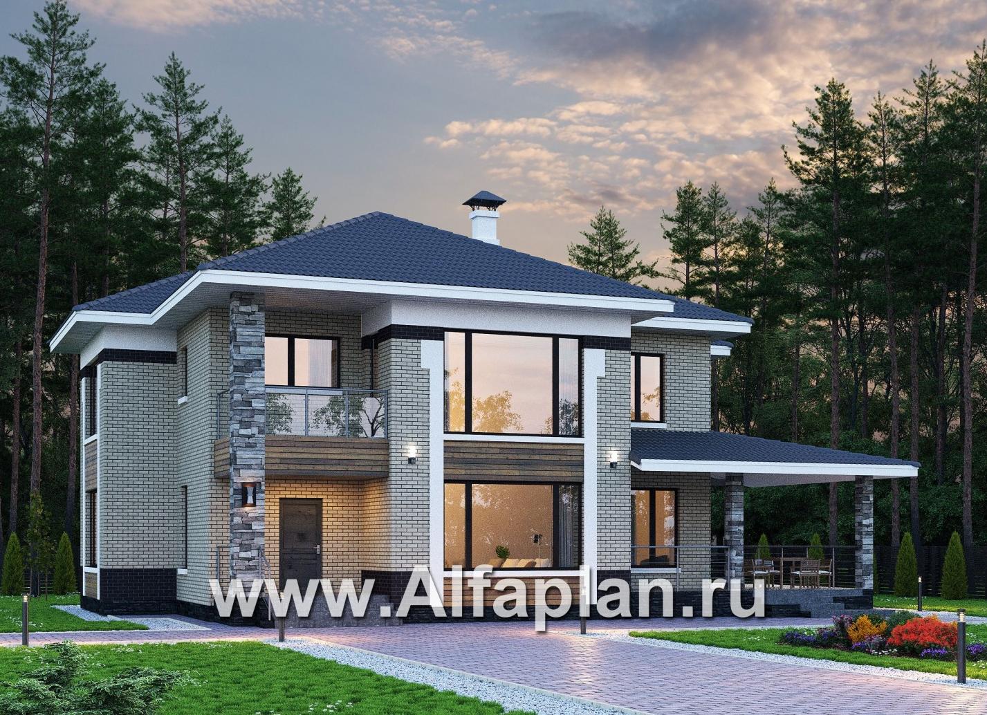 Проект дома с удобной планировкой I 3 спальни, кухня-гостиная и гараж