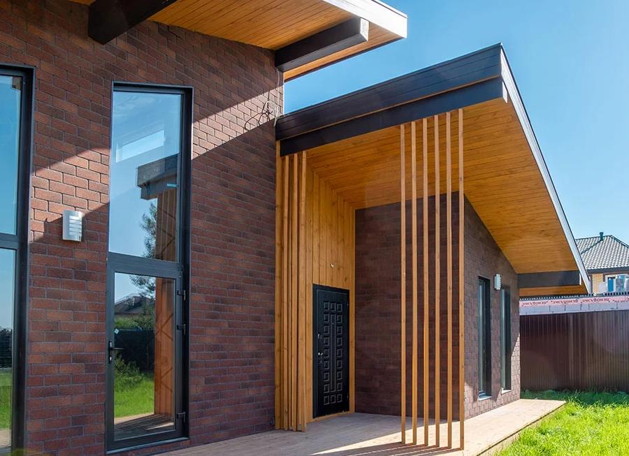 Показываем новый фасадный материал - натуральный фасадный сланец