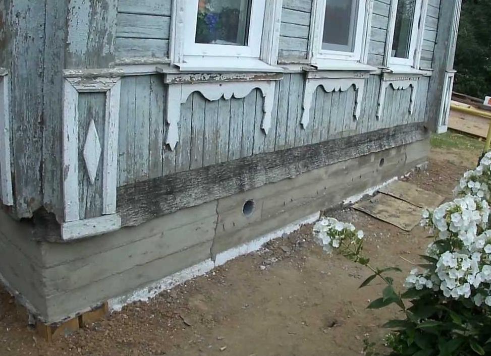 Подвести фундамент под старый дом